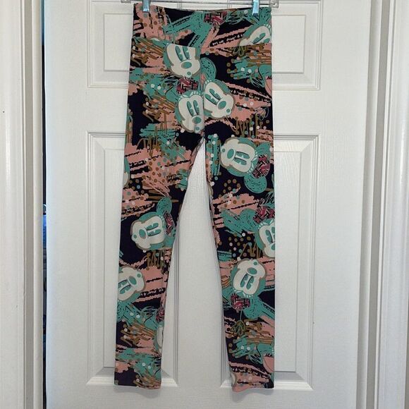 ✨LuLaRoe Disney Mickey Mouse Limited Edition One Size Leggings - Picture 1 of 6